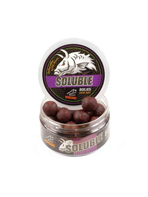 Carp Premium Бойлы пылящие 14 мм Клубника Soluble 120 г, 150 г, фото 2