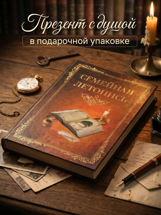Арт-студия Классик Семейная летопись в подарочной коробке подарок для семьи, вариант