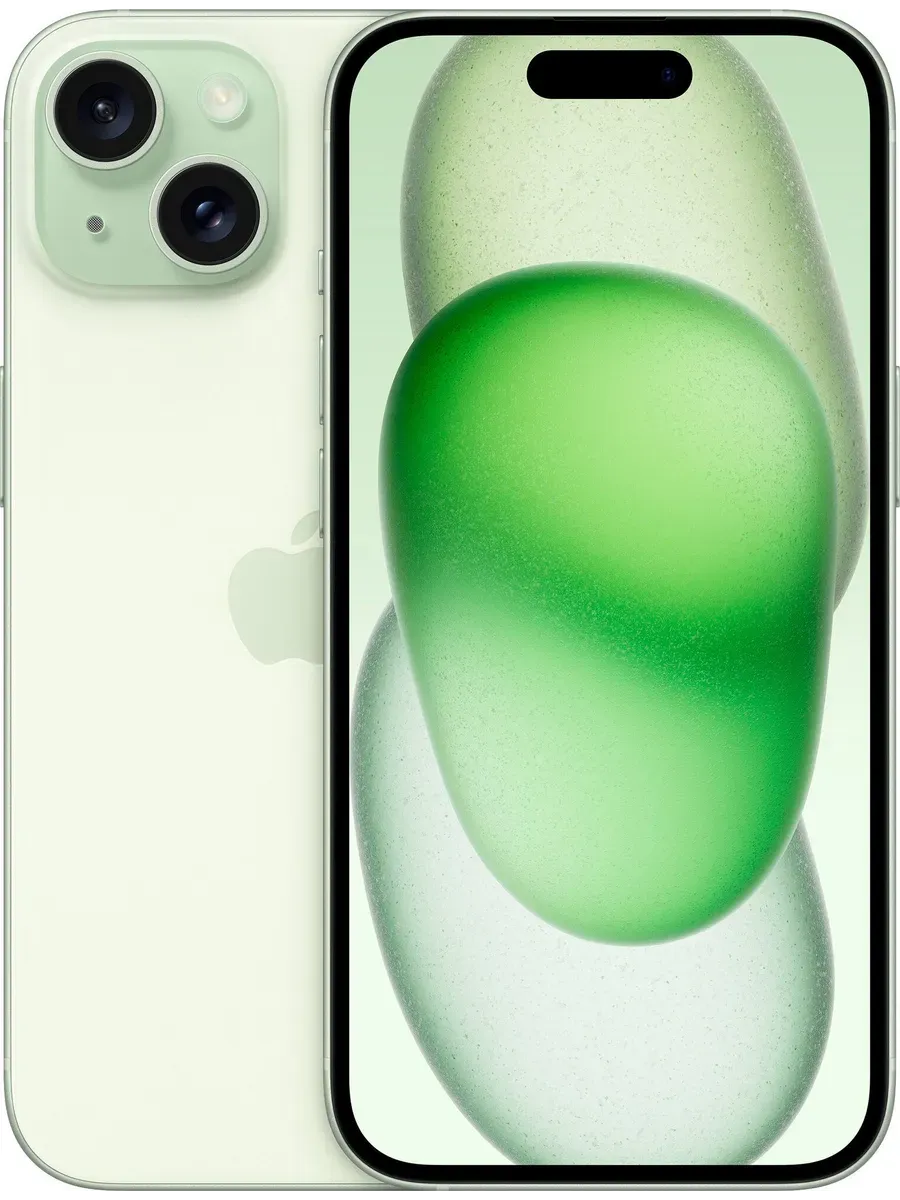 Смартфон iPhone 15 512GB,nano SIM + eSIM, Green