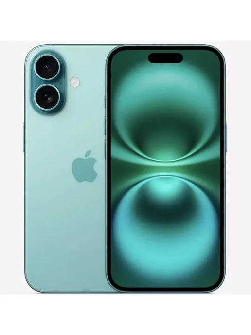 Смартфон Apple iPhone 16 256 ГБ, зеленый, фото 2