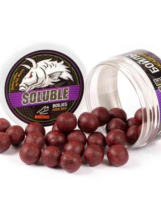Carp Premium Бойлы пылящие 24 мм Краб и Чили Soluble 150 г, 150 г, фото 2