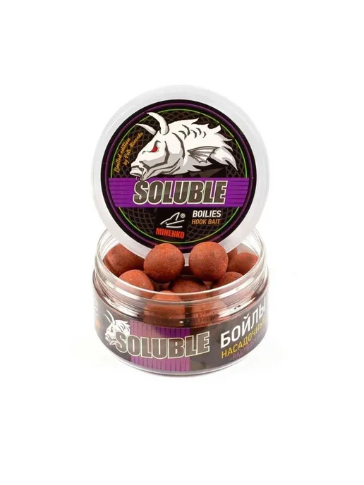 Carp Premium Бойлы пылящие 24 мм Краб и Чили Soluble 150 г, 150 г, фото 3