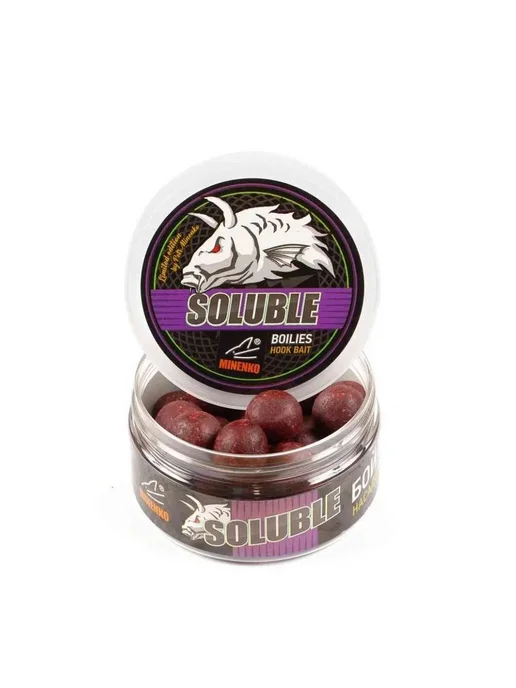 Carp Premium Бойлы пылящие 24 мм Слива Soluble 150 г, 150 г, фото 3
