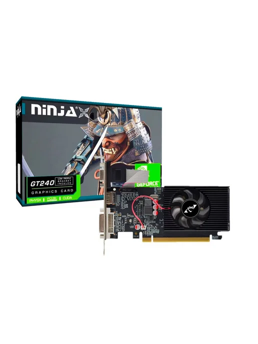 Ninja (Sinotex) Видеокарта GT 240 1 ГБ RTL (NK24NP013F), 1 ГБ