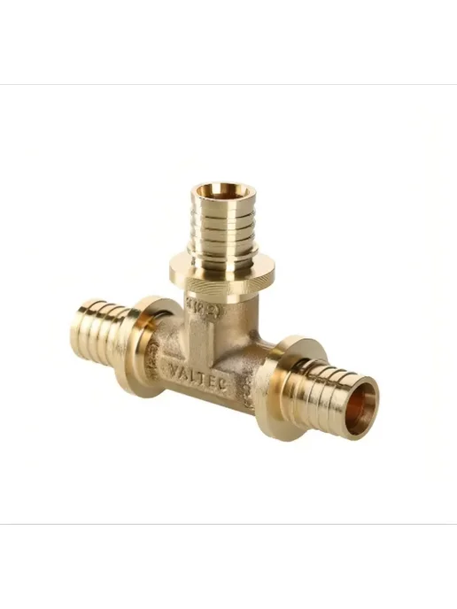 Valtec Тройник аксиальный надвижной перех. 25(3.5)*16(2.2)*25(3.5), желтый