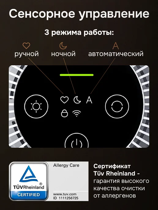 Xiaomi Очиститель воздуха для дома Mi Smart Air Purifier 4 Compact, белый, фото 3
