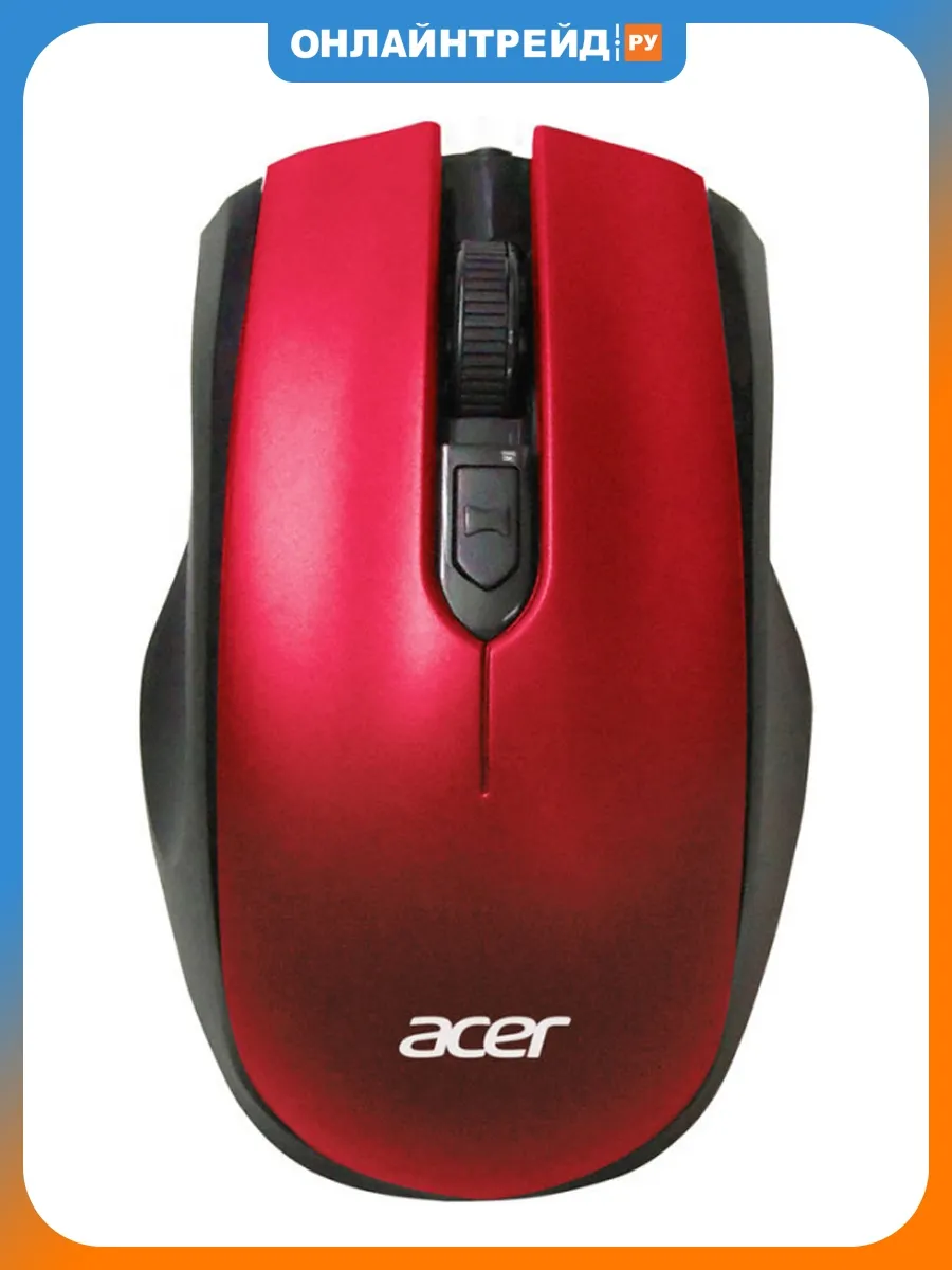Acer Мышь беспроводная OMR032 Black, Red