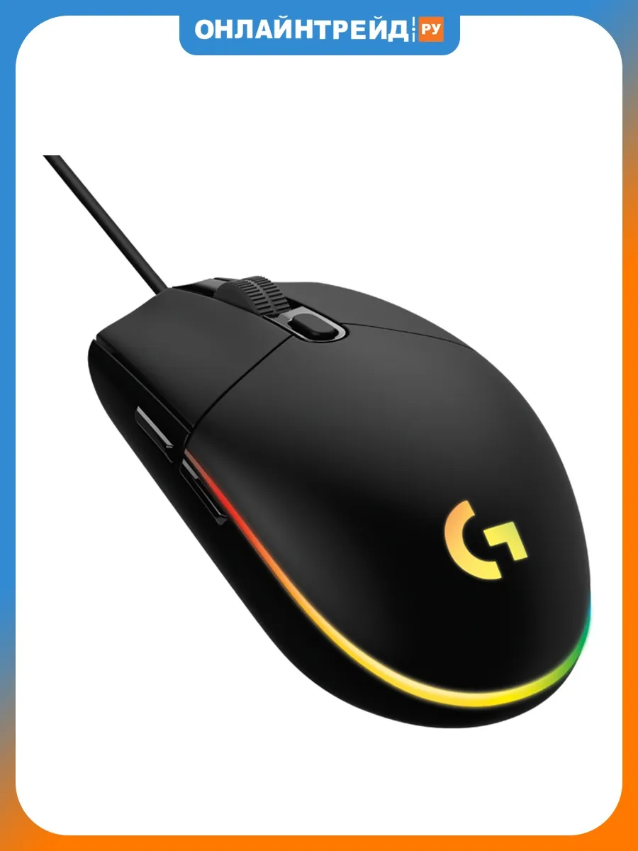 LOGITECH Мышь G102 Lightsync Black