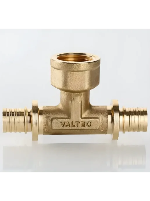 Valtec Тройник аксиальный надвиж. с перех. внут 20(2.8)*1 2*20(2.8), 2x20, фото 2