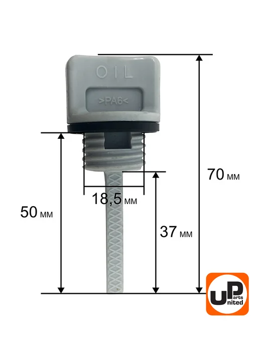UNITED PARTS Щуп масляный для двигателя 168F 170F, вариант, фото 2