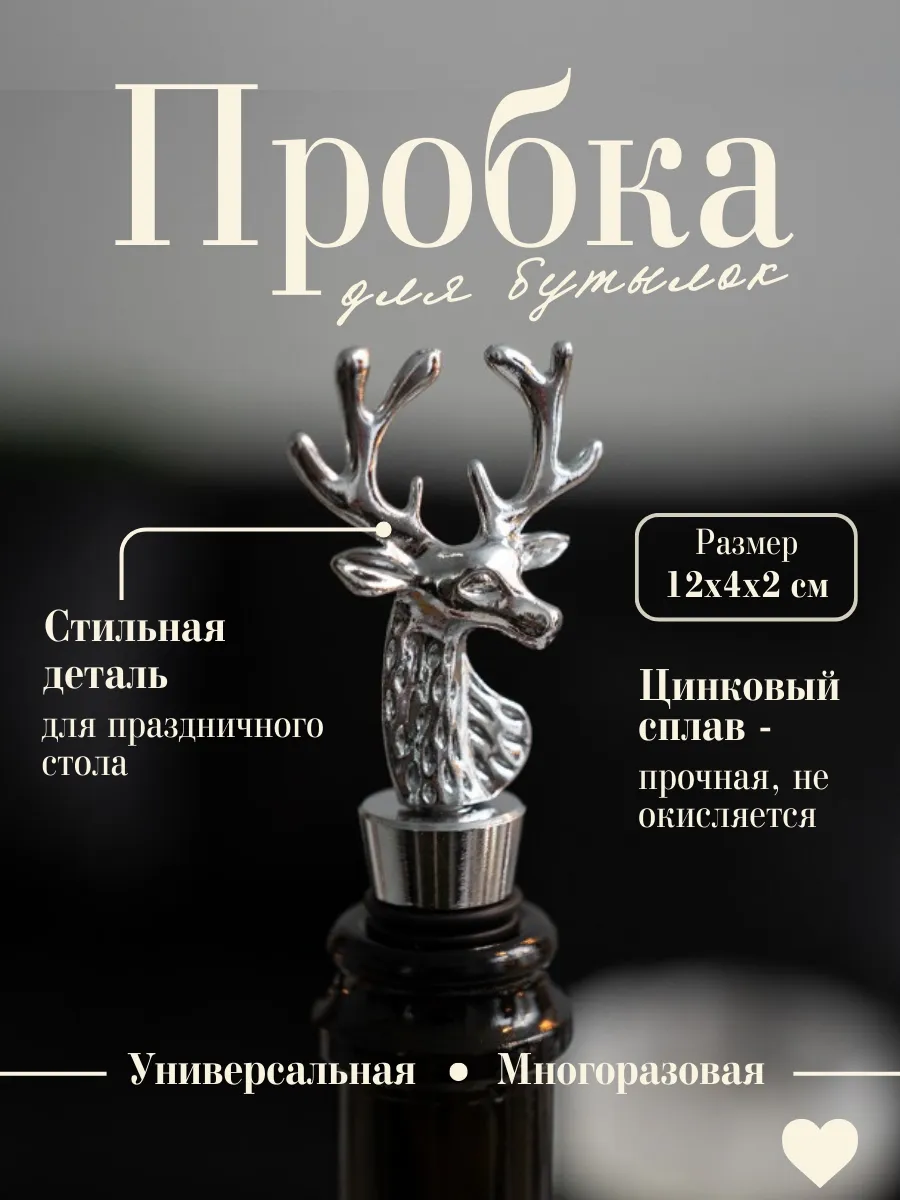 Пробка для бутылок многоразовая