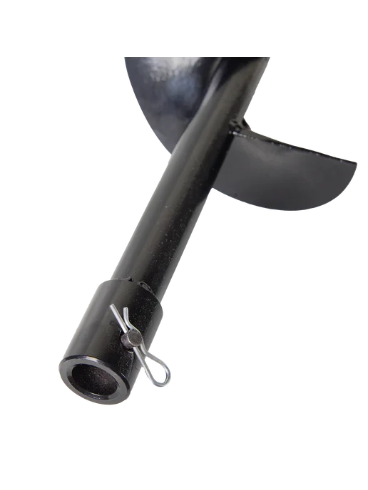 Шнек для мотобура 150 мм, длина 800 мм, для бурения грунта HUTER AG-150, шплинт в комплекте, вариант, фото 6
