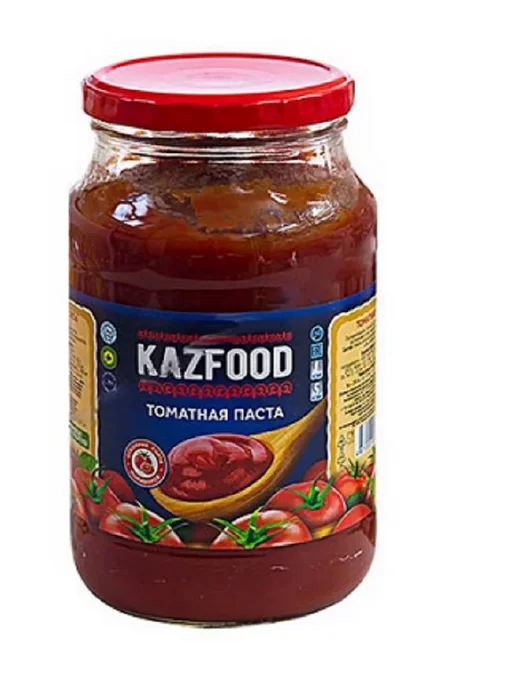 Kazfood Томатная паста, 2 шт по 500 г, 2 шт, 500 г, фото 2