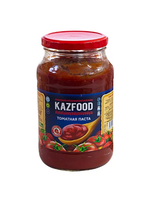 Kazfood Концентрированная томатная паста, 2 шт по 900 г, 2 шт, 900 г, фото 2
