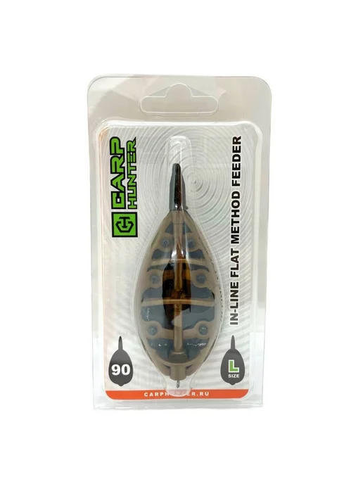 Carp Hunter Кормушка методная 90г Карп Хантер Flat Method Feeder Large, 90 г, фото 3