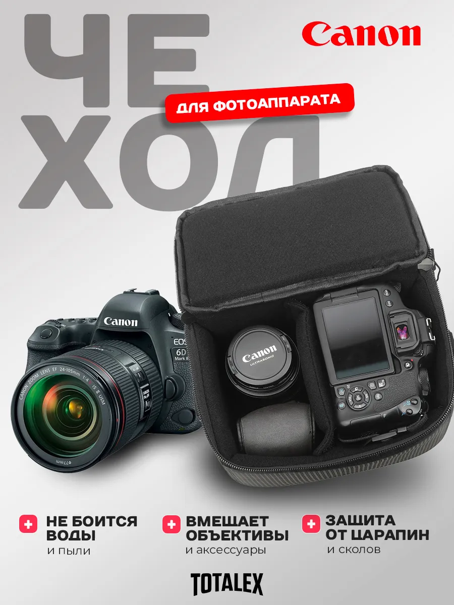 Сумка для фотоаппарата профессионального зеркального canon