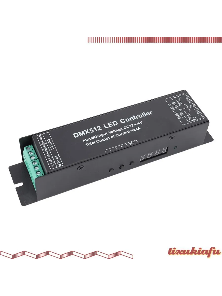 Декодер DMX512 светодиодный контроллер 4 канала 12-24V