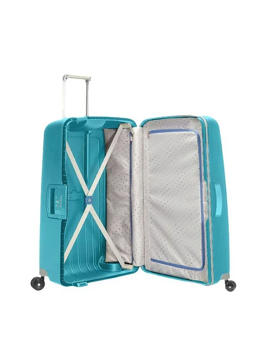 Samsonite Чемодан 4-колёсный S'CURE 69 см Black, синий, фото 3