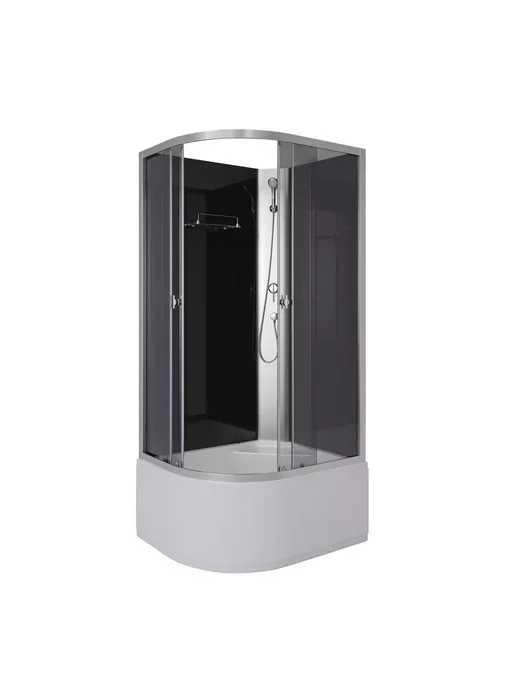 NIAGARA Душевая кабина без крыши Eco E90 80 40R TN BK, черный