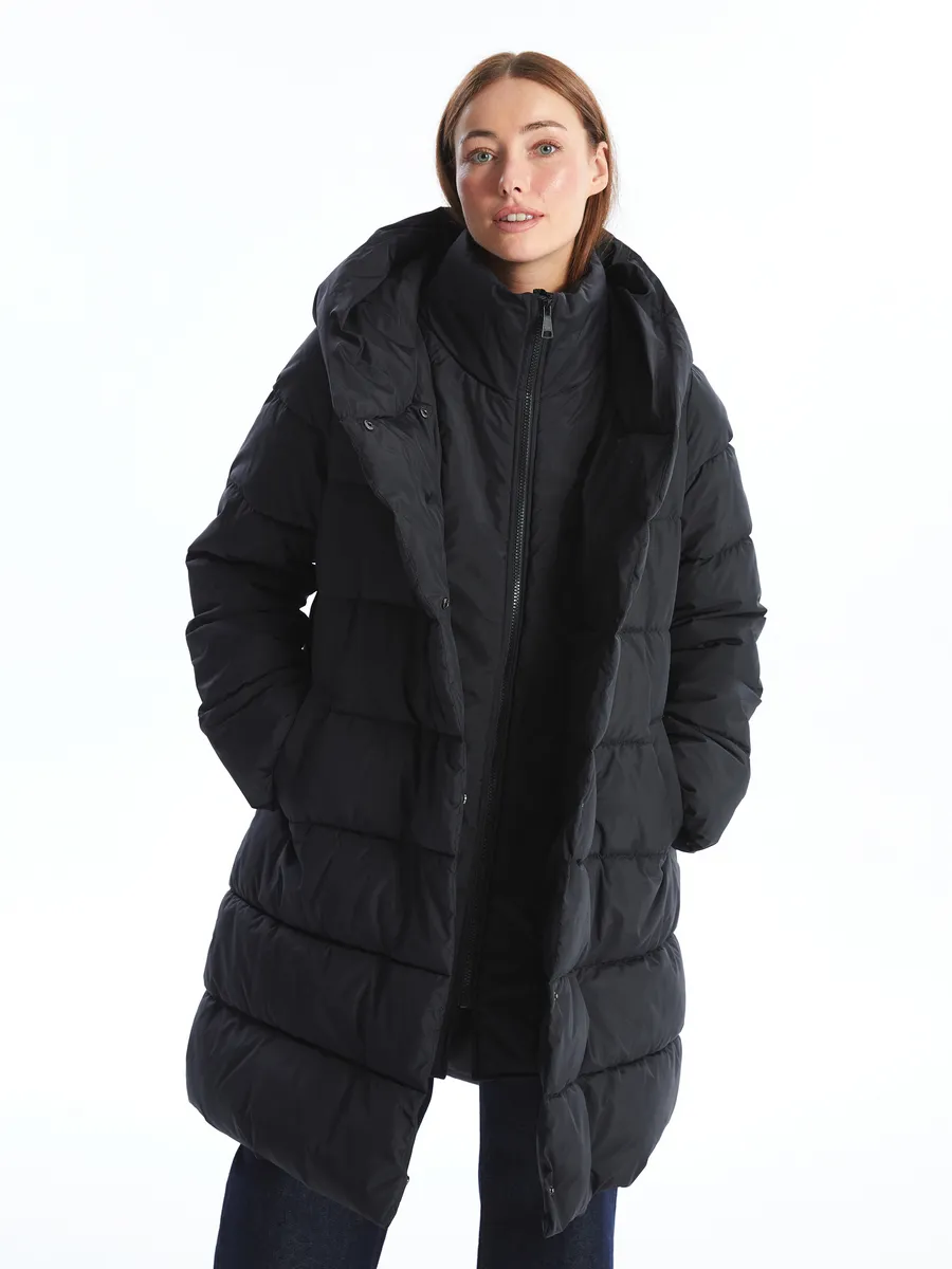 LC Waikiki Женский Пуховик LC Waikiki. Цвет черный.