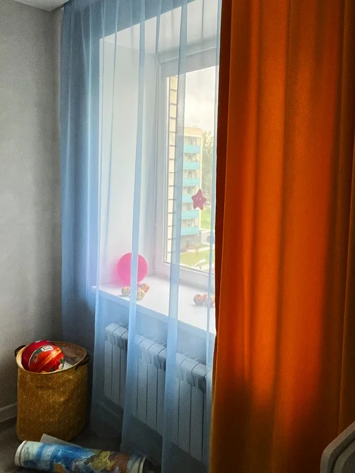 Тюль в детскую, гостиную, спальню длинный 200х250 см, 200x250 см, фото 6