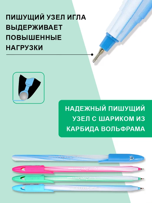 Flexoffice Ручки шариковые CANDEE, 10 шт, фото 4