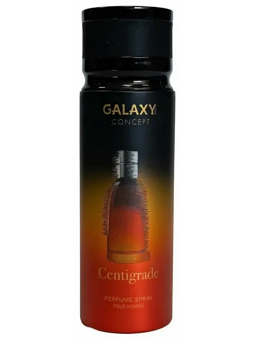 GALAXY PLUS CONCEPT Дезодорант парфюмированный CENTIGRADE мужской, 200 мл, фото 2