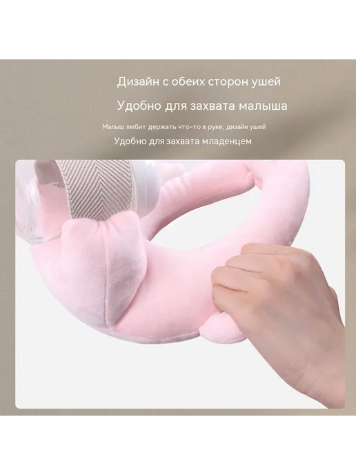 Подушка Бежевый, синий, фото 5