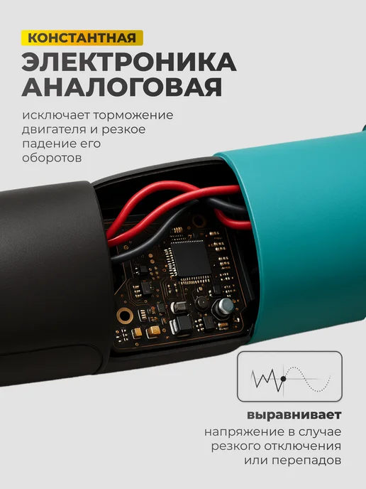 Abika Tools Болгарка электрическая 125мм с регулировкой оборотов, синий, фото 4