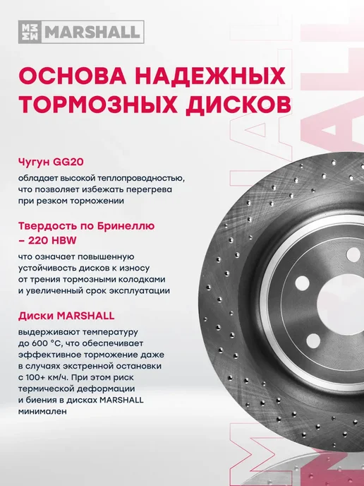 MARSHALL Барабан тормозной задний Тойота Фортунер, Хайлюкс, DB7036, вариант, фото 8
