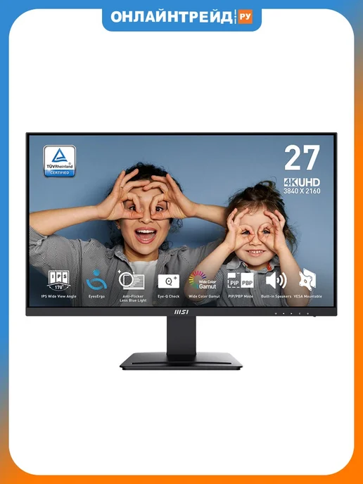 MSI Монитор PRO MP273U 27" Black (9S6-3PB4CH-230), черный
