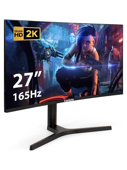 EXEGATE Монитор Combat EC2700TA 27" черный, черный, фото 2