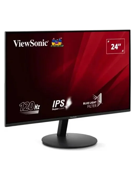 Viewsonic Монитор 23.8" VA24E1-H черный, черный, фото 2