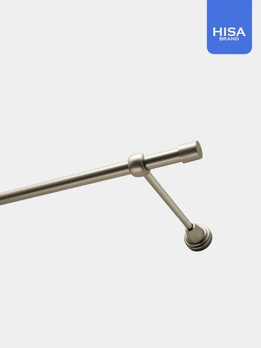 HISA Труба для карниза D16 мм, штанга 280 см составная (2х140 см), 2x180 см, фото 2