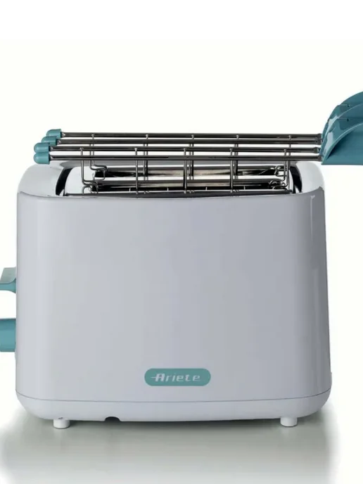 ARIETE Тостер для хлеба Breakfast Line 2 ломтика, с поддоном, белый, фото 6