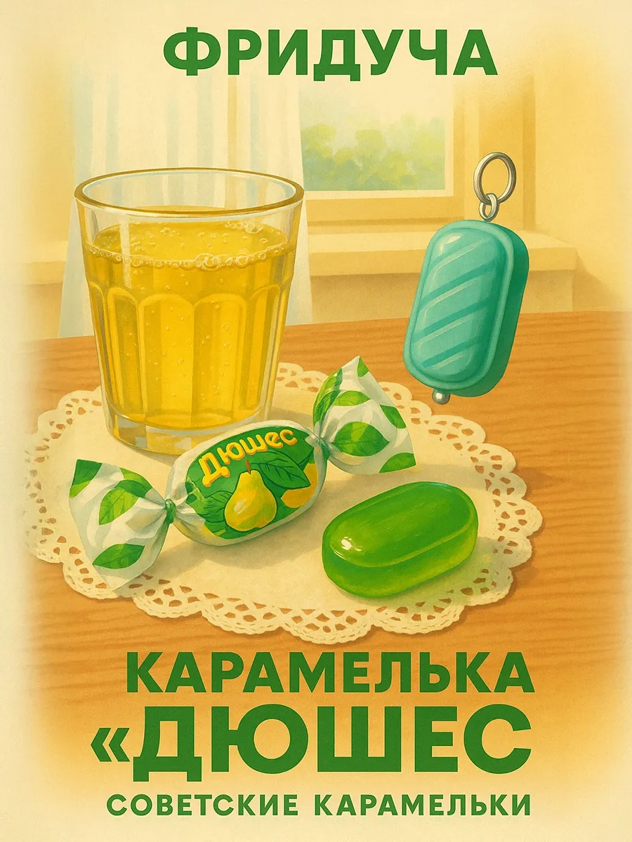 Подвеска-карамелька «Дюшес», бирюзовая, родий