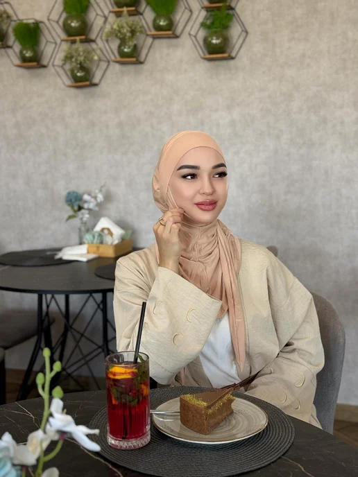 HABIBI Балаклава на завязке ( Мадонна ), бежевый