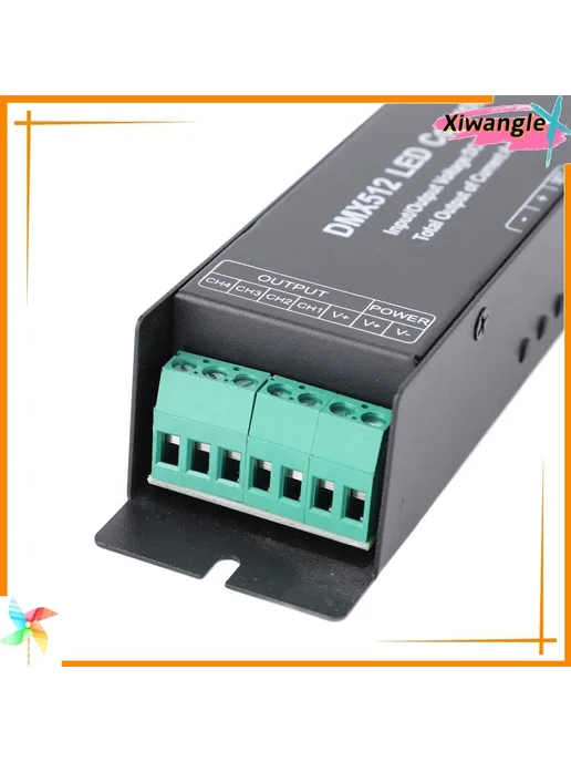 Контроллер DMX512 512Декодер 4 канала 12-24V DC, вариант, фото 3