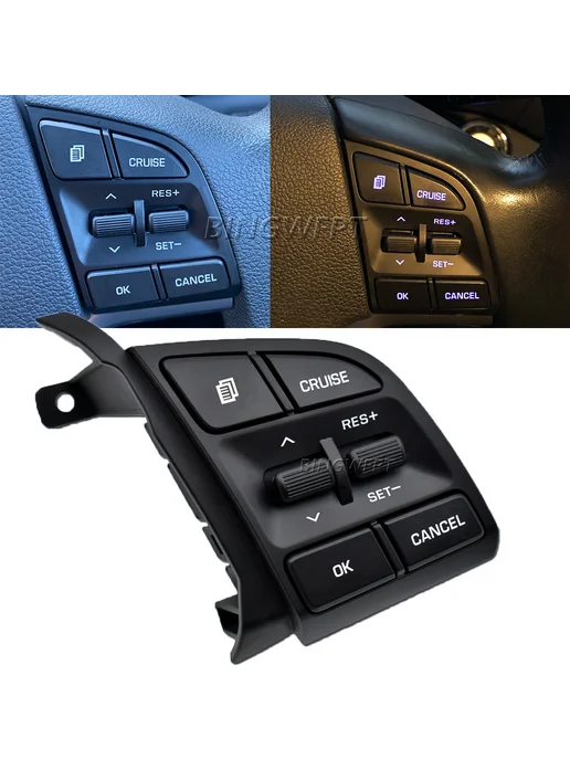 Кнопки рулевого колеса для Hyundai Tucson 2015-2019, вариант, фото 7
