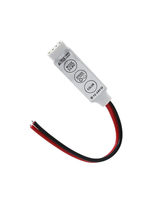 Контроллер RGB ленты 12-24V 4A 3-клавишный, вариант