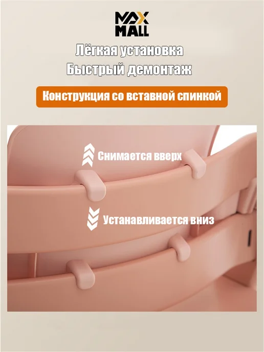 Стульчик для кормления, белый, фото 7