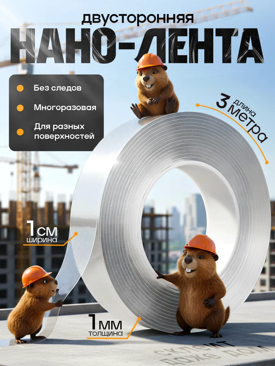 Нанолента 3 метра