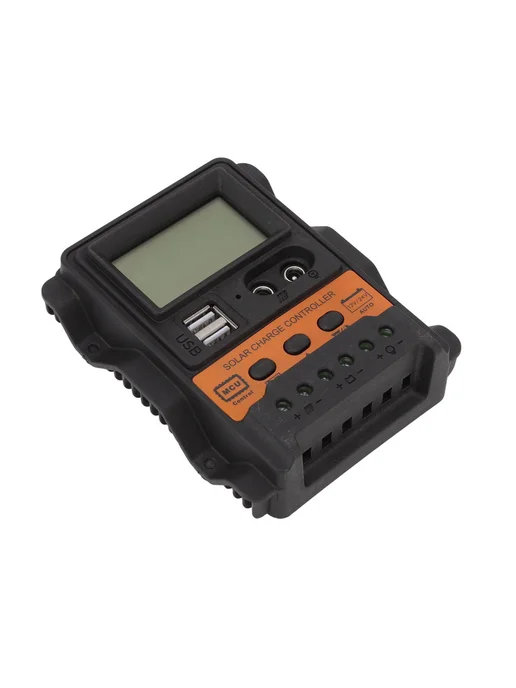 Контроллер заряда PWM 12 24В USB ЖК 30А, вариант, фото 2