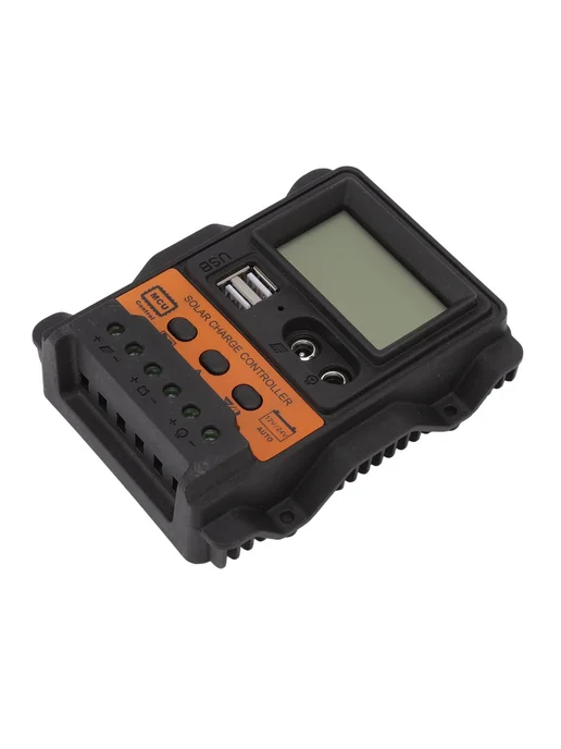 Контроллер заряда PWM 12 24В USB ЖК 30А, вариант, фото 3