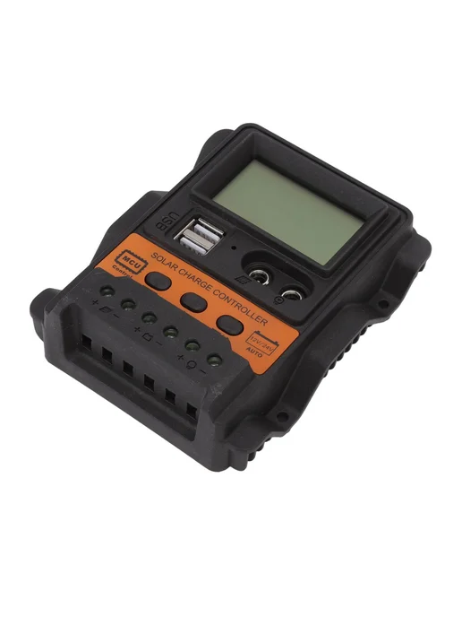 Контроллер заряда PWM 12 24В USB ЖК 30А, вариант, фото 4