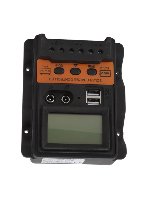 Контроллер заряда PWM 12 24В USB ЖК 30А, вариант, фото 8