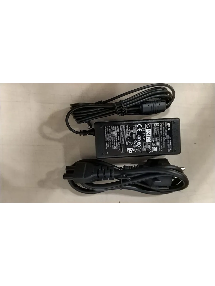 Блок питания для монитора LG 19V, 2.1A, 40W, 6.5x4.4мм с се
