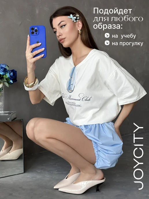 JOYCITY Лаковые мюли летние на низком каблуке туфли, белый, фото 5