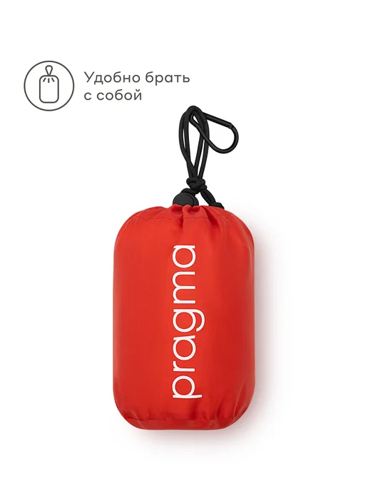 Pragma Полотенце для спорта 140х70 см, интенсивный оранжевый, 140x70 см, фото 4