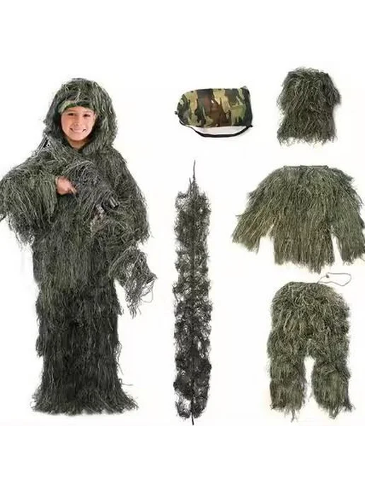 Костюм маскировочный для охоты, зеленый
